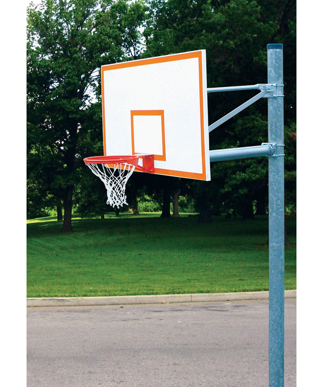 Gared Heavy Duty 6 - 5/8" O.D. Straight Post Basketball Package | PK6010 PK6010 - Play and Sync