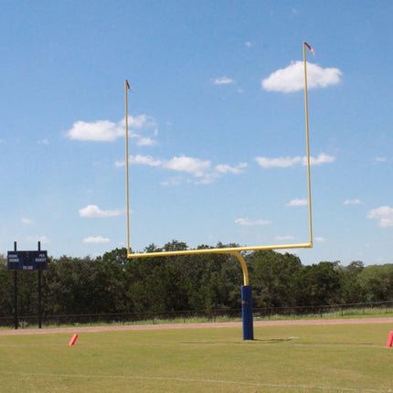 Gared High School 5 - 9/16" O.D. Yellow Football Goalpost, Surface Mount | FGP601PY FGP601PY - Play and Sync