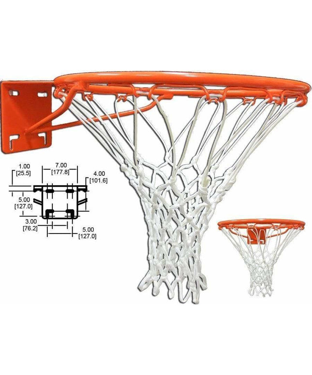Gared High Strength Institutional Fixed Basketball Rim 4039 4039 - Play and Sync