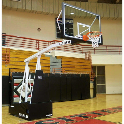 Gared Hoopmaster 5 Spring - Lift Collegiate/High School Indoor Portable Basketball Hoop 9405 9405 - Play and Sync