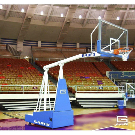Gared Hoopmaster 8 Spring - Lift Collegiate/High School Indoor Portable Basketball Hoop 9408 9408 - Play and Sync