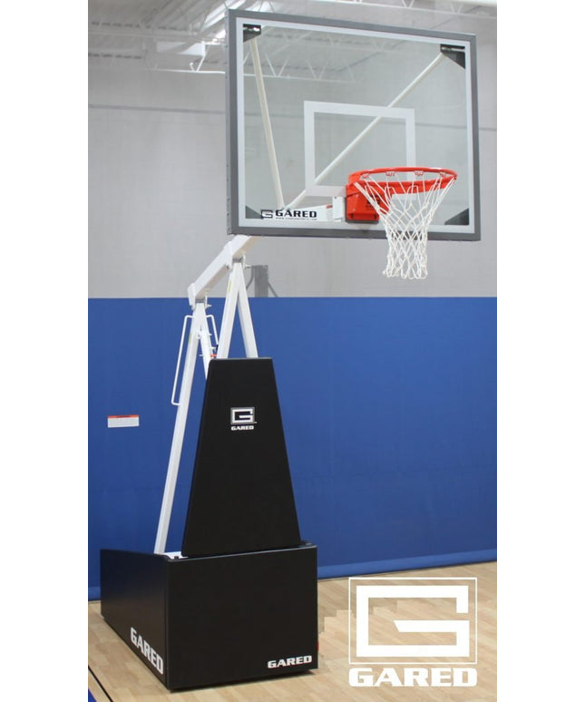 Gared Hoopmaster LT 54 Recreational Portable Basketball Backstop | 9305 - 54 9305-54 - Play and Sync