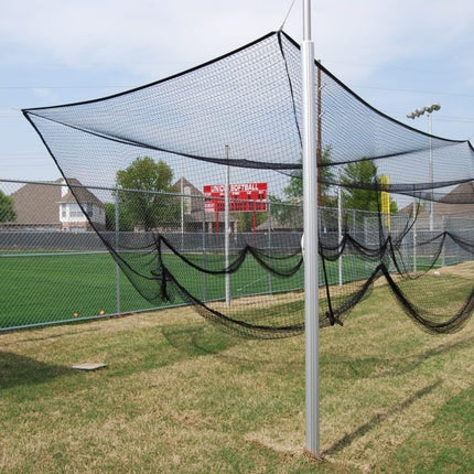 Gared Outdoor 3 - 1/2" O.D. Aluminum Batting Cage, 70' | 4085 - 70 4085-70 - Play and Sync