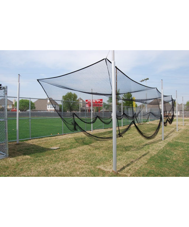 Gared Outdoor 3 - 1/2" O.D. Aluminum Batting Cage, 70' | 4085 - 70 4085-70 - Play and Sync