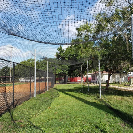 Gared Outdoor 3 - 1/2" O.D. Steel Batting Cage, 55' | 4086 - 55 4086-55 - Play and Sync