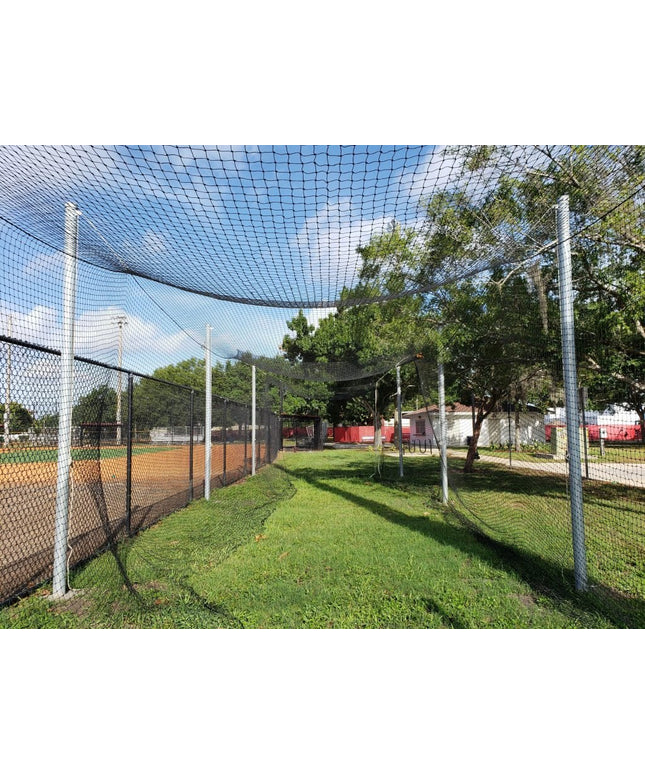 Gared Outdoor 3 - 1/2" O.D. Steel Batting Cage, 70' | 4086 - 70 4086-70 - Play and Sync