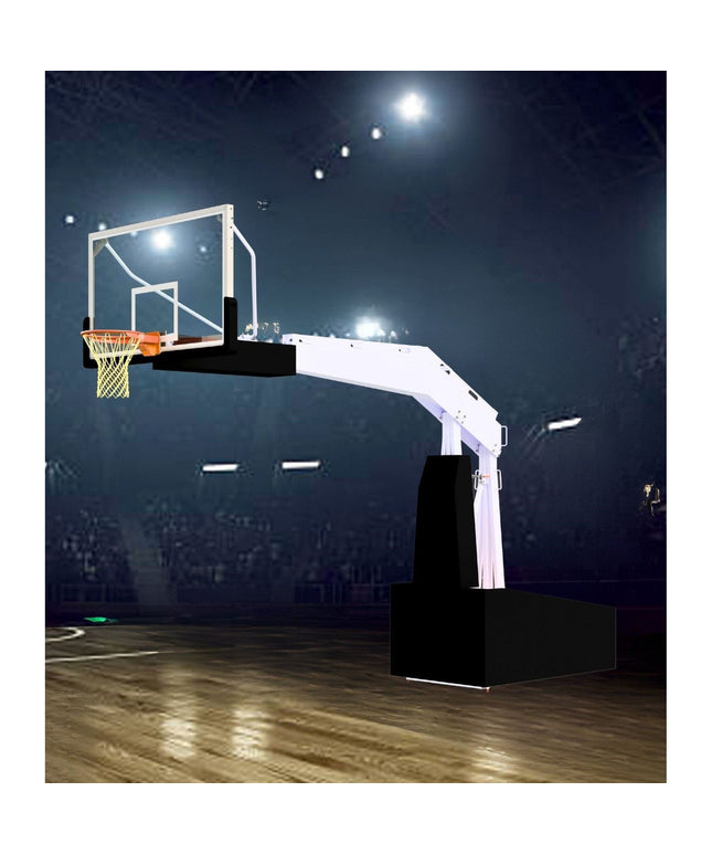 Gared Pro Arena Portable Basketball System Spring - Assisted 8' Boom 9716S 9716S - Play and Sync