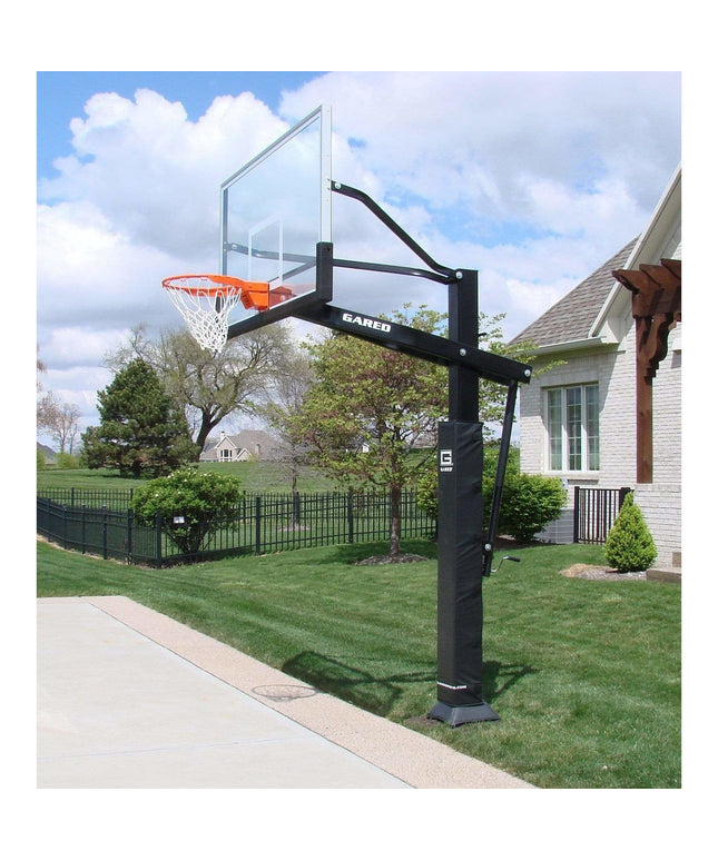 Gared 42" x 72" Pro Jam Adjustable In Ground Basketball Hoop GP10G72DM