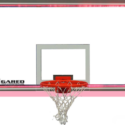 Gared Professional Main Court Competition Glass Basketball Backboard with Buzzer Beater Lights | LXP4200LED LXP4200LED - Play and Sync