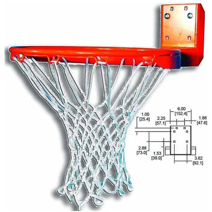 Gared Rear - Mount Institutional Fixed Basketball Rim 66T 66T - Play and Sync