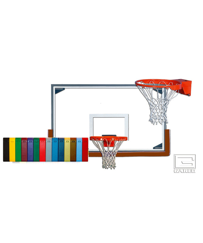 Gared Scholastic Gymnasium Backboard Package | PKRG20PM PKRG20PM - Play and Sync