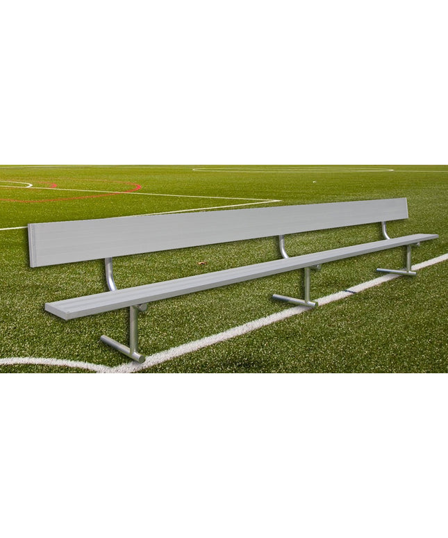 Gared Spectator 21' Portable Bench with Back | BE21PTWB BE21PTWB - Play and Sync