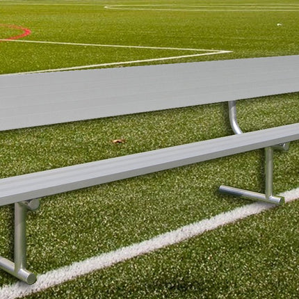 Gared Spectator 27' Portable Bench with Back | BE27PTWB BE27PTWB - Play and Sync