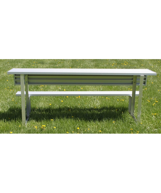 Gared Spectator 7' 6" Portable Bench with Shelf | BE08PTWS BE08PTWS - Play and Sync