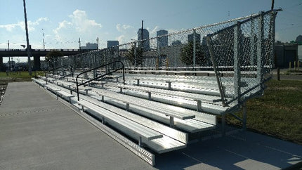 Gared Spectator Stationary 21' Bleacher with Aisle, 5 Row | GSNB0521WA GSNB0521WA - Play and Sync