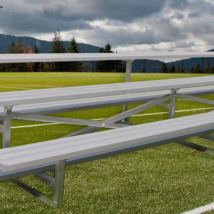 Gared Spectator Stationary 7' 6" Bleacher, 3 Row | GSNB0308 GSNB0308 - Play and Sync