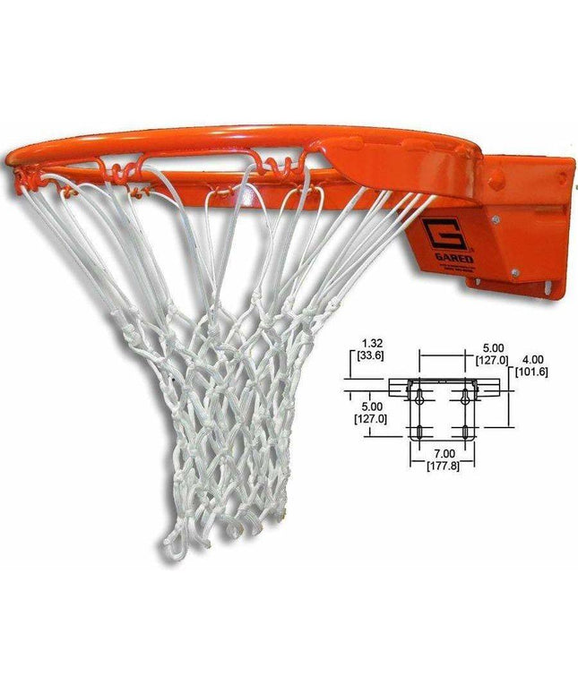 Gared Sports Collegiate 2000+ Premium Breakaway Basketball Rim 2000+ - Play and Sync