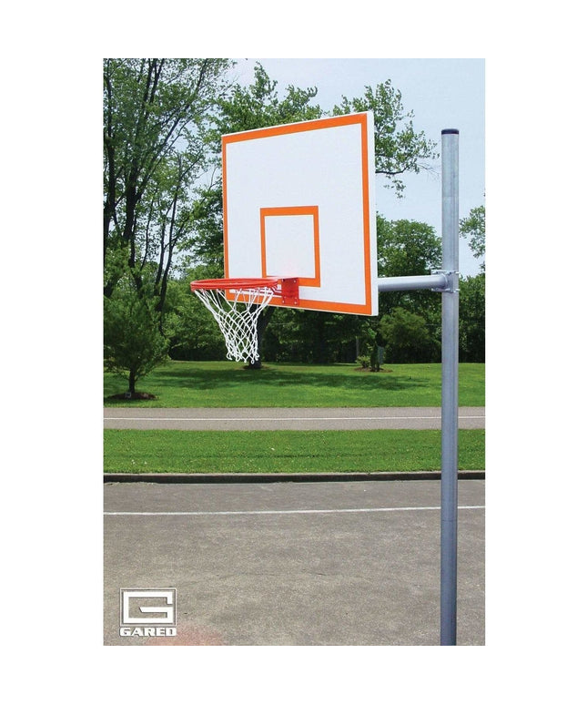 Gared Standard Duty 4 - 1/2" O.D. Adjustable Straight Post Basketball Package PK4551 PK4551 - Play and Sync