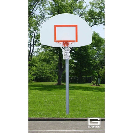 Gared Standard Duty 4 - 1/2" O.D. Straight Post Basketball Package PK4541 PK4541 - Play and Sync