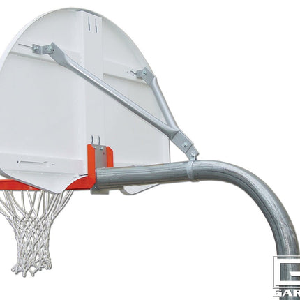 Gared Standard Duty Playground 4 - 1/2" O.D. Rear - Mount Gooseneck Post | GN45R GN45R - Play and Sync