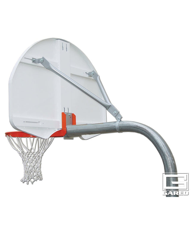 Gared Standard Duty Playground 4 - 1/2" O.D. Rear - Mount Gooseneck Post | GN45R GN45R - Play and Sync