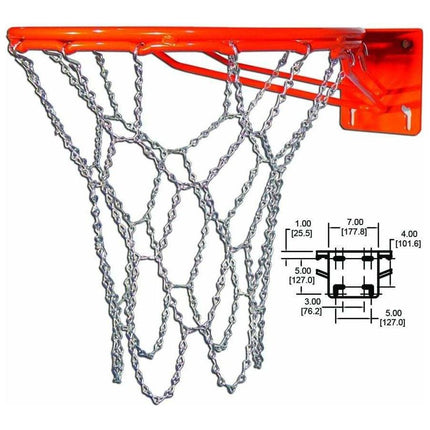 Gared Super Goal Fixed Basketball Rim 140 140 - Play and Sync