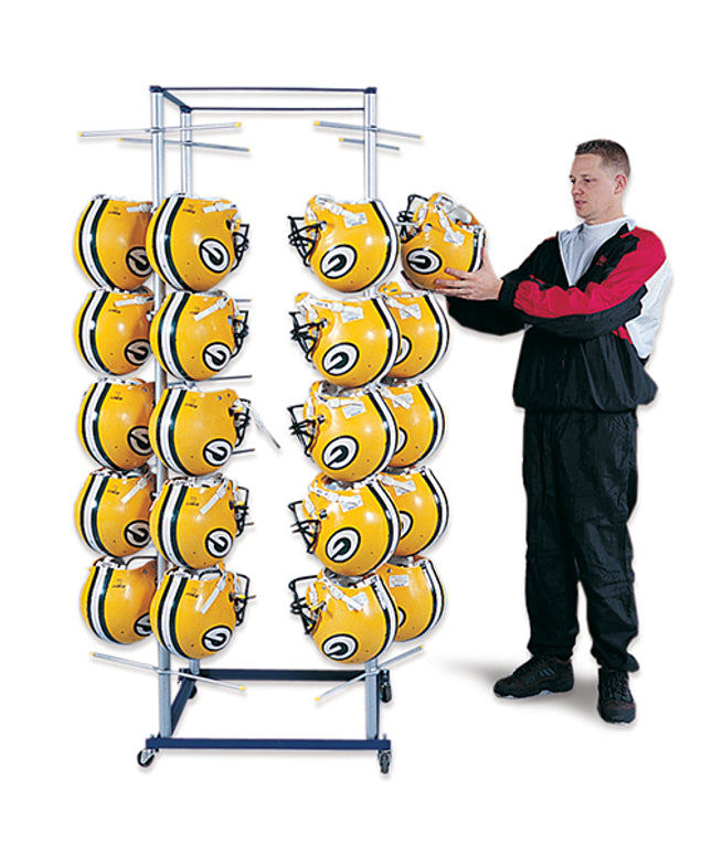 Jaypro Sports Helmet Rack - 56 Helmet Capacity - StackMaster H-1 - Play and Sync
