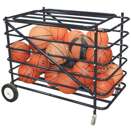 Jaypro Atlas Series Double Ball Carrier W/ Mesh Hamper Insert BBABL - 2 BBABL-2 - Play and Sync