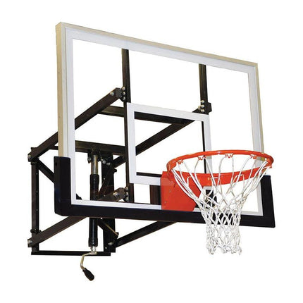 Jaypro Basketball Wall - Mounted Shooting Station Adjustable Height (Indoor/Outdoor) (54) WM - 54 WM-54 - Play and Sync