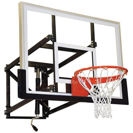 Jaypro Basketball Wall - Mounted Shooting Station Adjustable Height (Indoor/Outdoor) WM - 65 WM-65 - Play and Sync