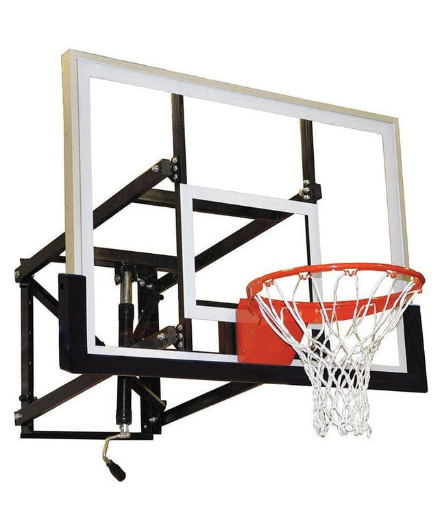Jaypro Basketball Wall - Mounted Shooting Station Adjustable Height (Indoor/Outdoor) WM - 65 WM-65 - Play and Sync
