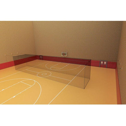 Jaypro Batting Cage (55'L x 14'W x 14'H) - Quick Set - Up (Indoor) BBC - QS55 BBC-QS55 - Play and Sync