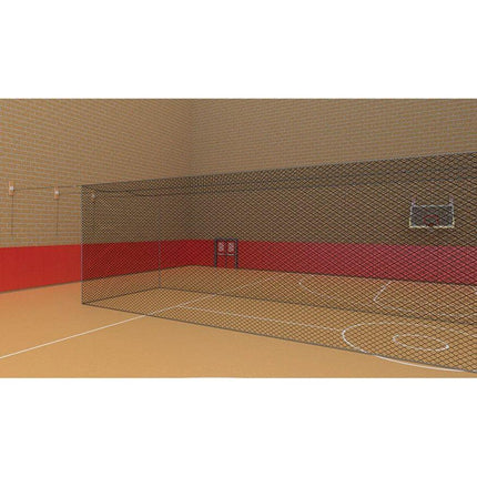 Jaypro Batting Cage (70'L x 14'W x 14'H) - Quick Set - Up (Indoor) BBC - QS70 BBC-QS70 - Play and Sync