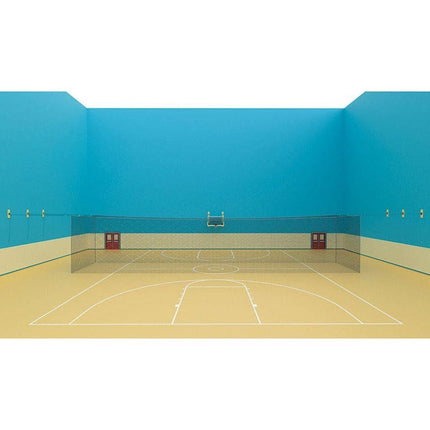 Jaypro Batting Cage (70'L x 14'W x 14'H) - Quick Set - Up (Indoor) BBC - QS70 BBC-QS70 - Play and Sync