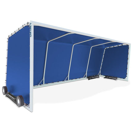 Jaypro Club Team Shelter - Portable - Aluminum Frame with Weather Resistant Covering - 10 Seat CTS - 18  - Play and Sync