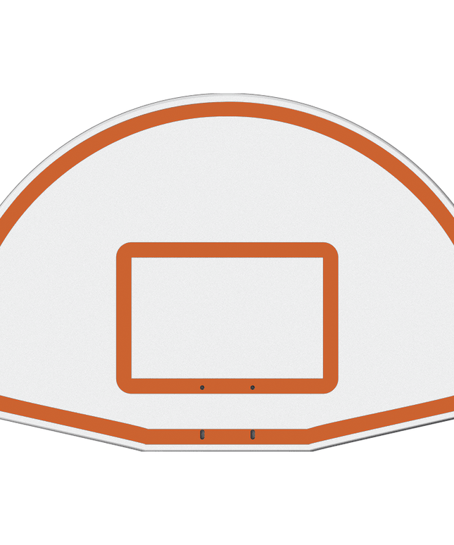 Jaypro Gooseneck Basketball System (3 - 1/2" Pole w/ 36" Offset) 54"W x 36"H Aluminum Fan Backboard - 455 - FABT - SR 455-FABT-SR - Play and Sync