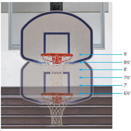 Jaypro Little Champ Easy Adjust Backboard Adapter Package LC - 6 (Pair) LC-6 - Play and Sync