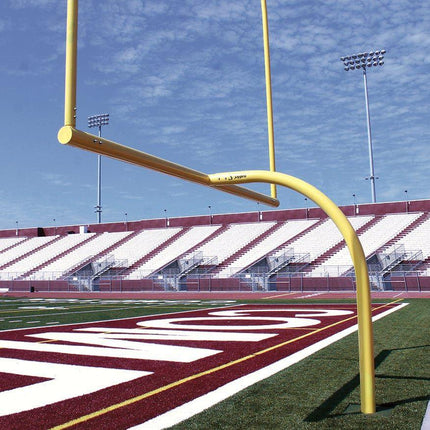 Jaypro Max - 1 Football Goal Posts 20' Uprights 6' Offset (Leveling Plate) FBGP-420 - Play and Sync