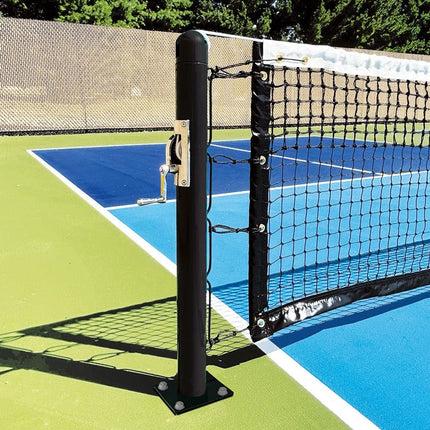 Jaypro Pickleball Deluxe Club Surface Mounted Upright (3 in. Pole) PKBSM300 - BK PKBSM300-BK - Play and Sync