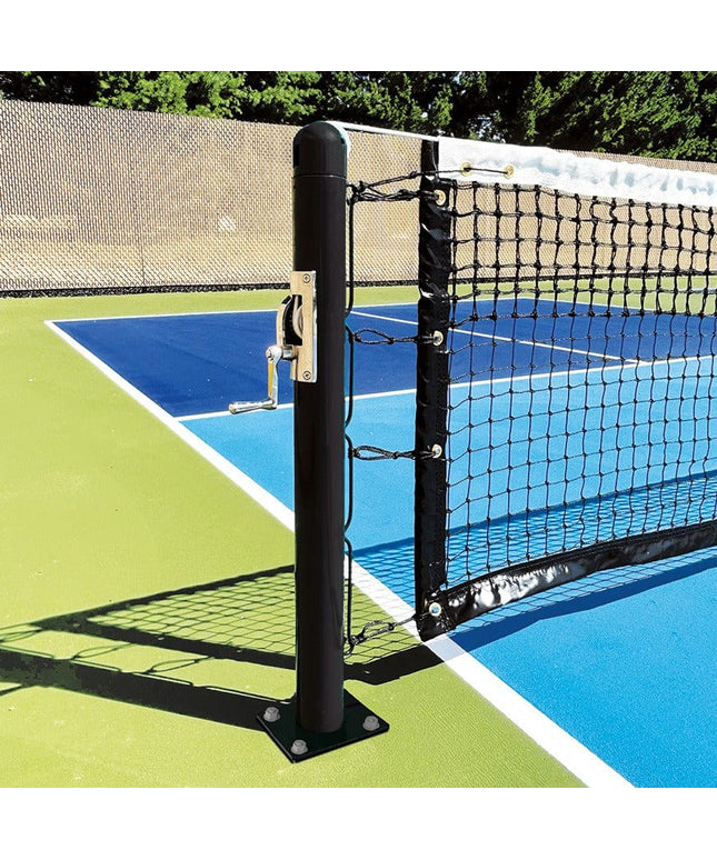 Jaypro Pickleball Deluxe Club Surface Mounted Upright (3 in. Pole) PKBSM300 - BK PKBSM300-BK - Play and Sync