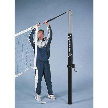 Jaypro PowerLite Volleyball System with Custom Graphics - NFHS, NCAA, USVBA PVB-7000DX - Play and Sync
