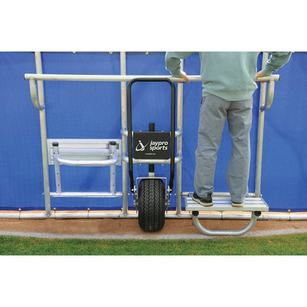 Jaypro Sports Attachable Dual Observer - Coaches Stand for Batting Cages | BGLC - 75CSTND BGLC-75CSTND - Play and Sync