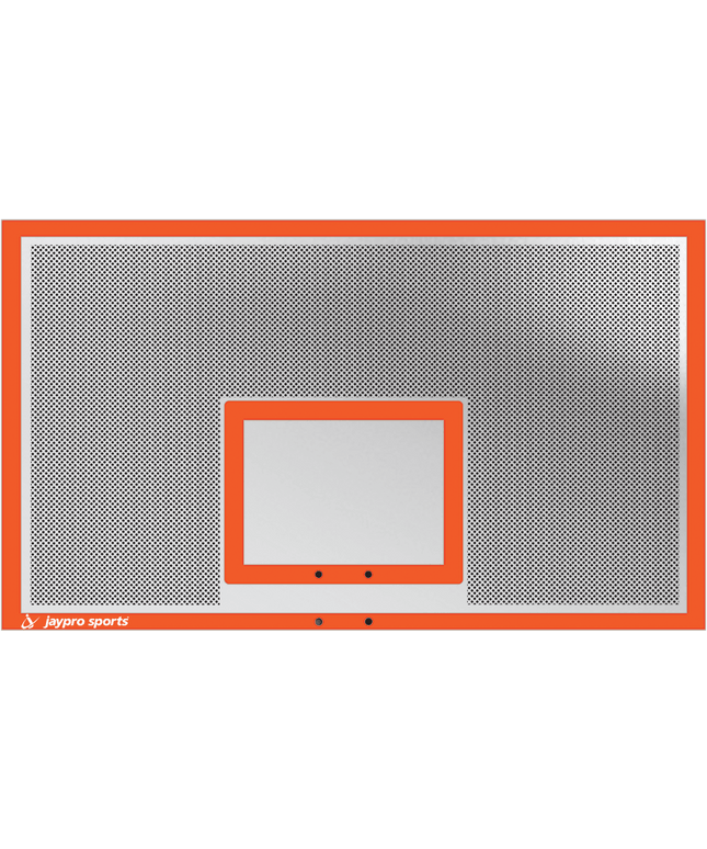 Jaypro Sports Backboard - Perforated Steel - Rectangle (72 in. W x 42 in. H) (Outdoor) | SR - PERF SR-PERF - Play and Sync