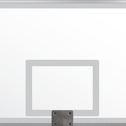 Jaypro Sports Backboard Replacement Package - (72 in. W x 42 in. H) (Indoor) - Unbreakable - Tempered Glass, Contender Pro Breakaway Goal - NCAA, NFHS Compliant | BBRP - 42 BBRP-42 - Play and Sync