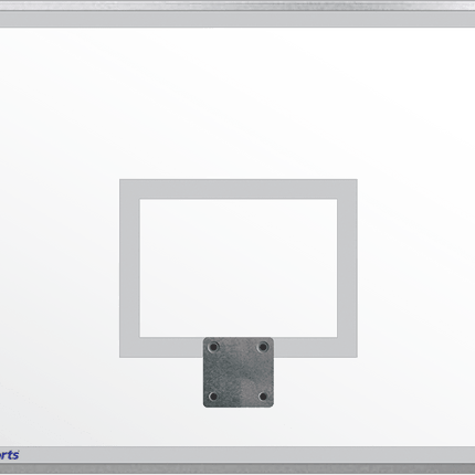 Jaypro Sports Backboard - Tempered Glass - Rectangular (72 in. W x 48 in. H) (Indoor) | GBAFR - 48 GBAFR-48 - Play and Sync