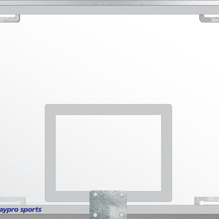 Jaypro Sports Backboard - Unbreakable Glass - Rectangular (54 in. W x 42 in. H) - NCAA, NFHS Compliant | GBRUB - 54 GBRUB-54 - Play and Sync