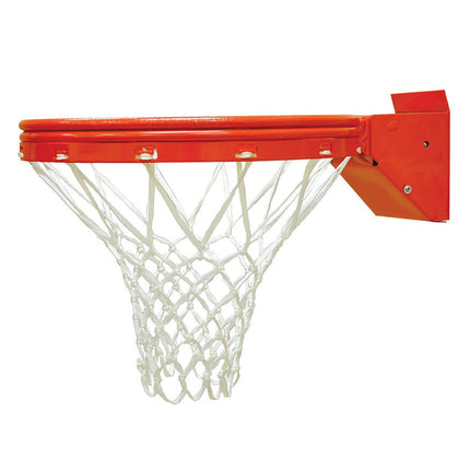Jaypro Sports Basketball System - Titan (Powder Coated) Black (6 in. x 6 in. Pole with 6 ft. Offset) - 72 in. Perforated Steel Backboard - Playground Breakaway Goal (Surface Mount) | 772 - PF - UB 772-PF-UB - Play and Sync