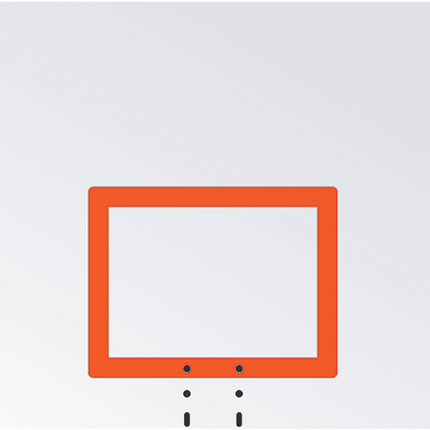 Jaypro Sports Basketball System - Titan (Powder Coated) Black (6 in. x 6 in. Pole with 6 ft. Offset) - 72 in. Steel Backboard - Playground Goal (Surface Mount) | 772 - RS - UG 772-RS-UG - Play and Sync