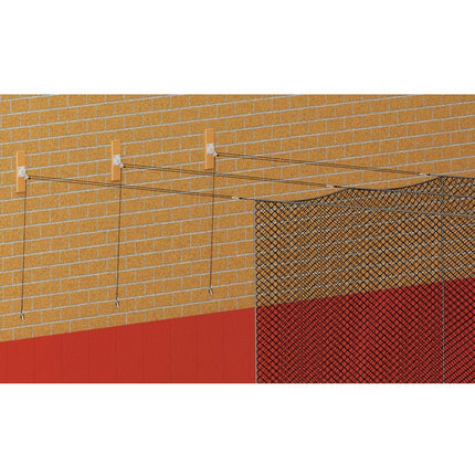 Jaypro Sports Batting Cage (55 ft.L x 14 ft.W x 14 ft.H) - Quick Set - Up (Indoor) | BBC - QS55 BBC-QS55 - Play and Sync
