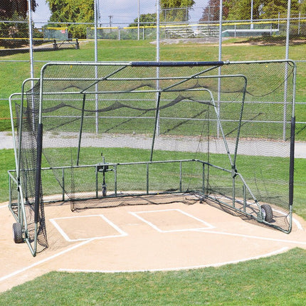 Jaypro Sports Batting Cage - Line Drive - Portable Batting Cage | BBLD - 5000 BBLD-5000 - Play and Sync